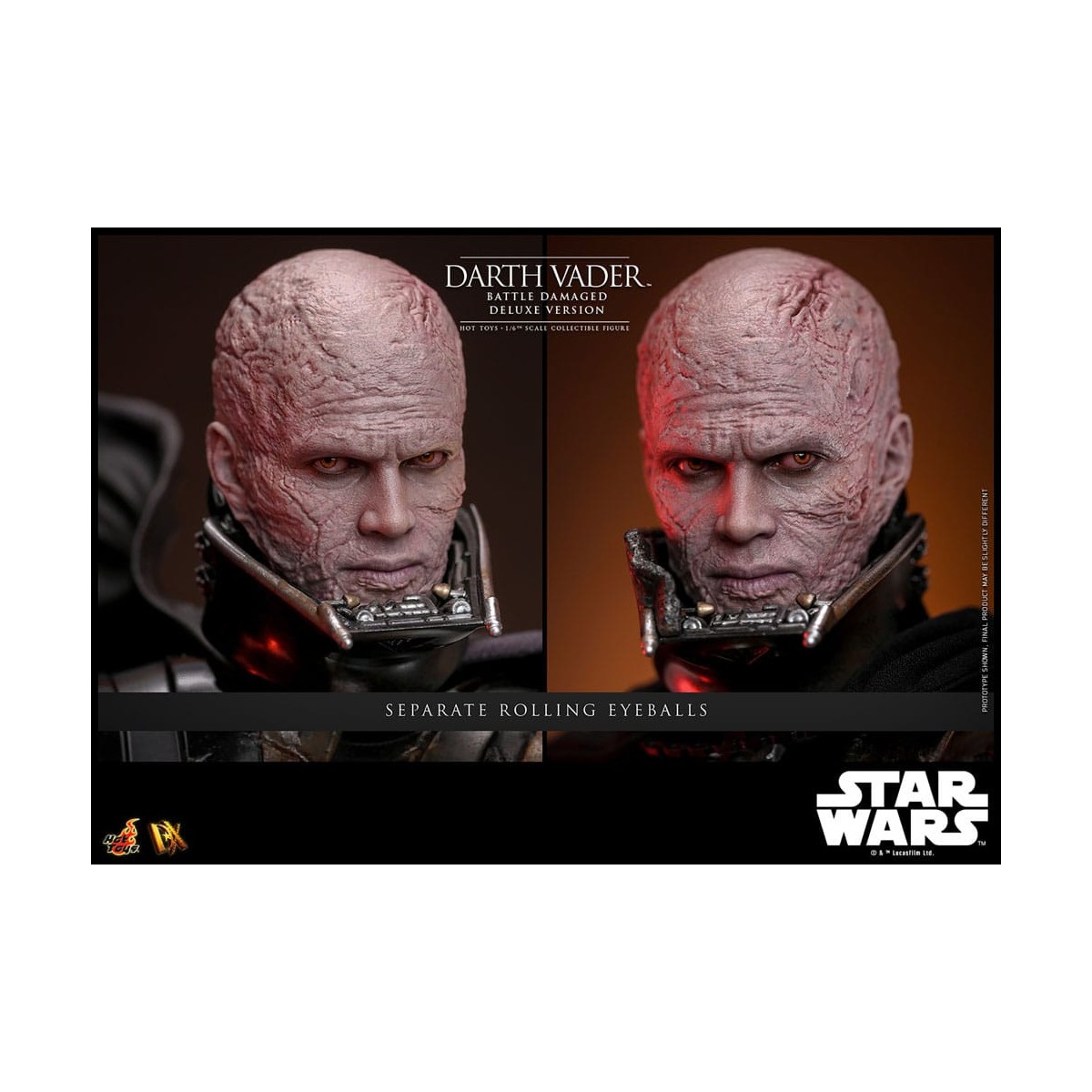 Hot toys Star Wars: Darth Vader Battle Damaged Deluxe Version MMS 1/6