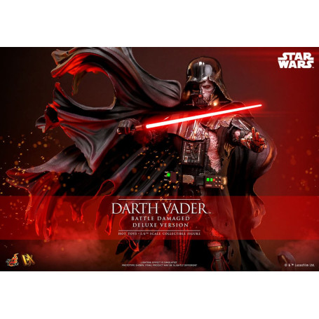 Hot toys Star Wars: Darth Vader Battle Damaged Deluxe Version MMS 1/6