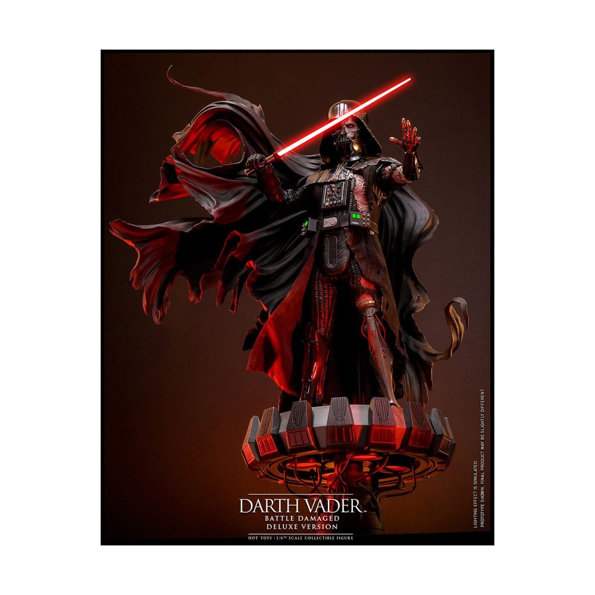 Hot toys Star Wars: Darth Vader Battle Damaged Deluxe Version MMS 1/6