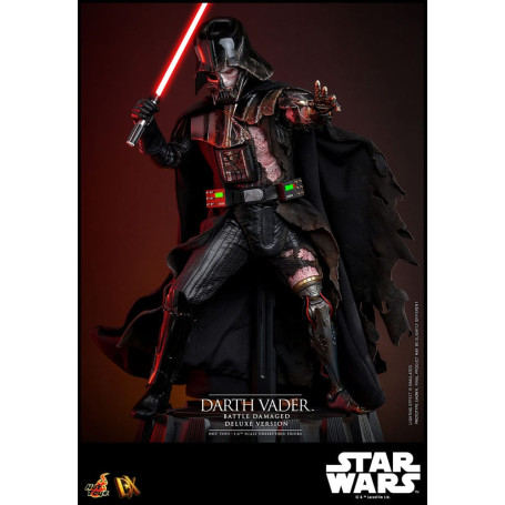 Hot toys Star Wars: Darth Vader Battle Damaged Deluxe Version MMS 1/6