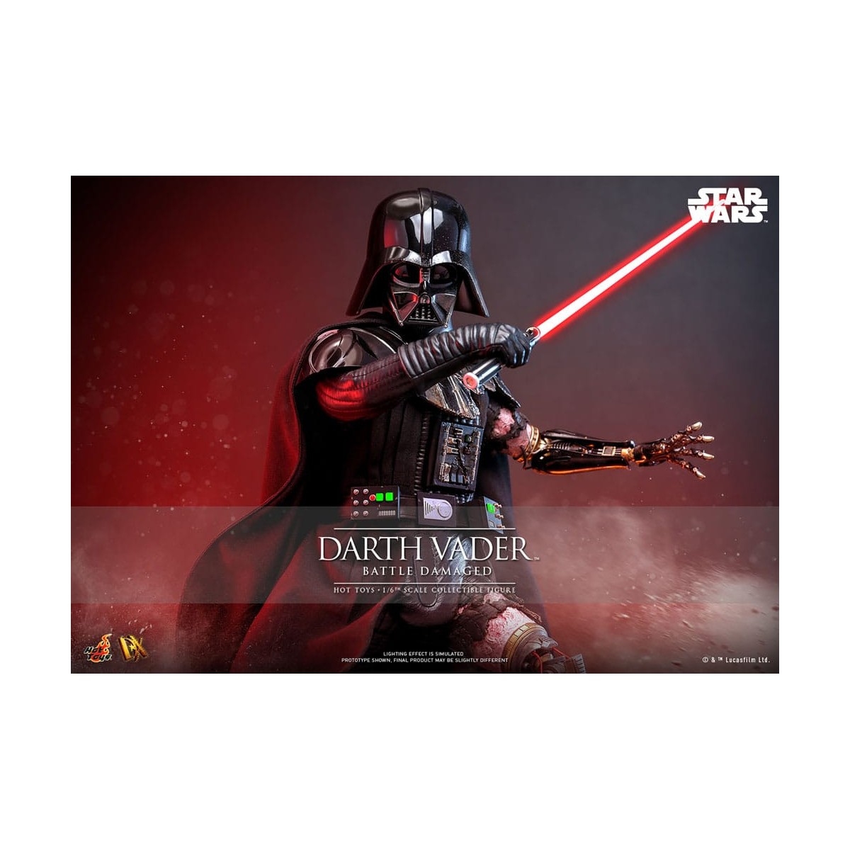 Hot toys Star Wars: Darth Vader Battle Damaged MMS 1/6