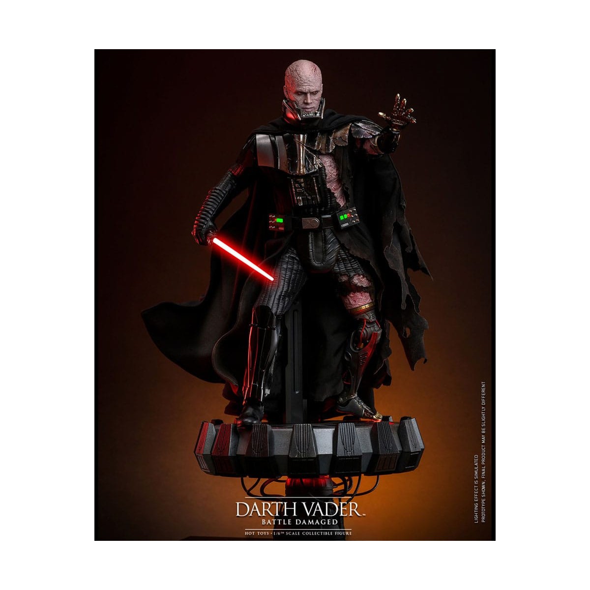 Hot toys Star Wars: Darth Vader Battle Damaged MMS 1/6