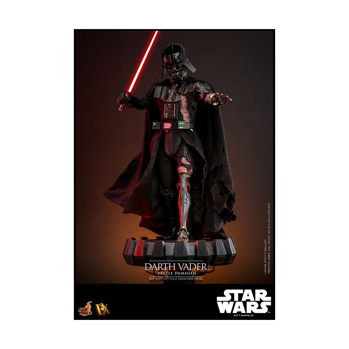 Hot toys Star Wars: Darth Vader Battle Damaged MMS 1/6