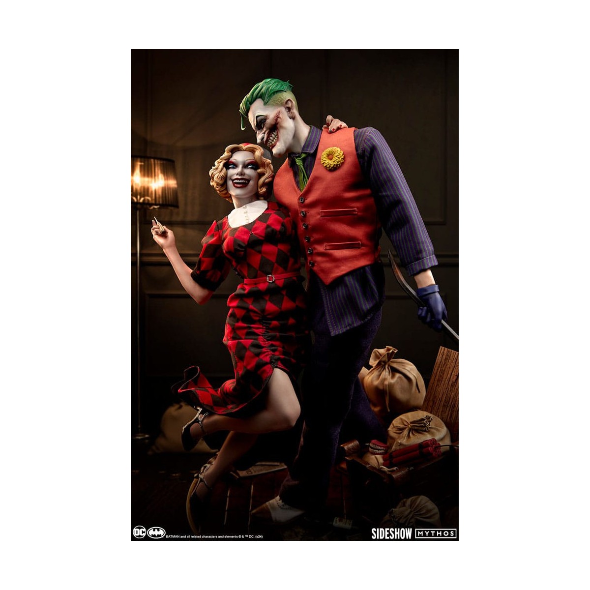 Sideshow DC Comics Mythos - The Joker and Harley Quinn: Lawless Love