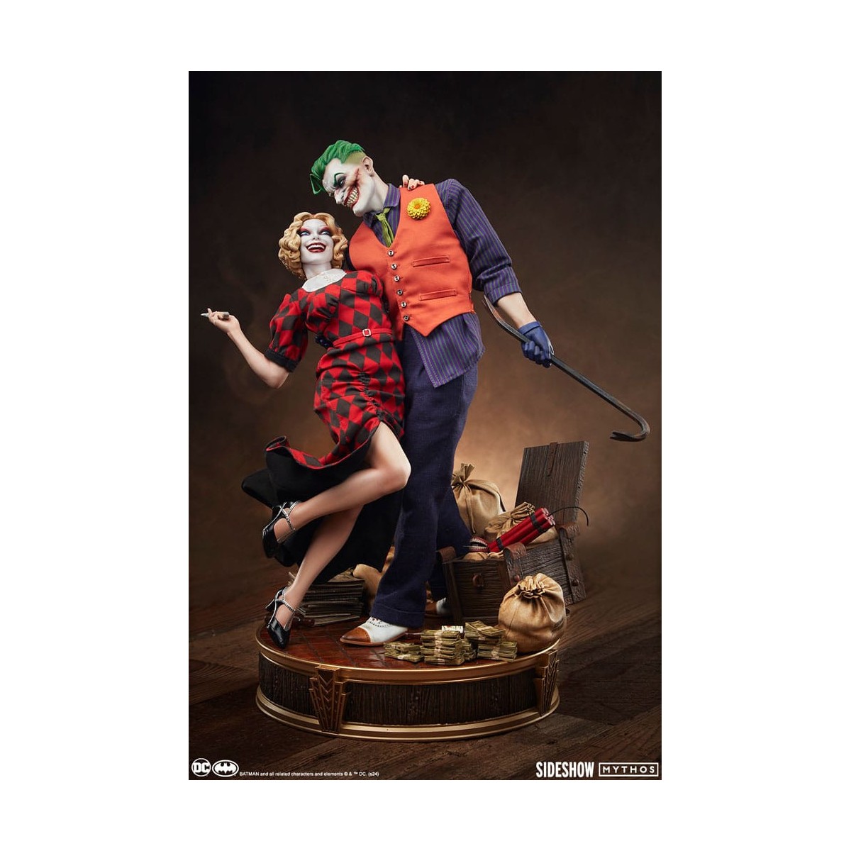 Sideshow DC Comics Mythos - The Joker and Harley Quinn: Lawless Love