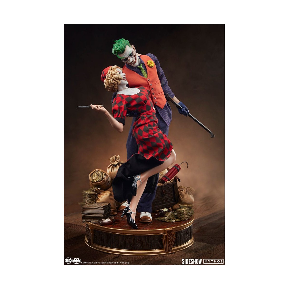 Sideshow DC Comics Mythos - The Joker and Harley Quinn: Lawless Love