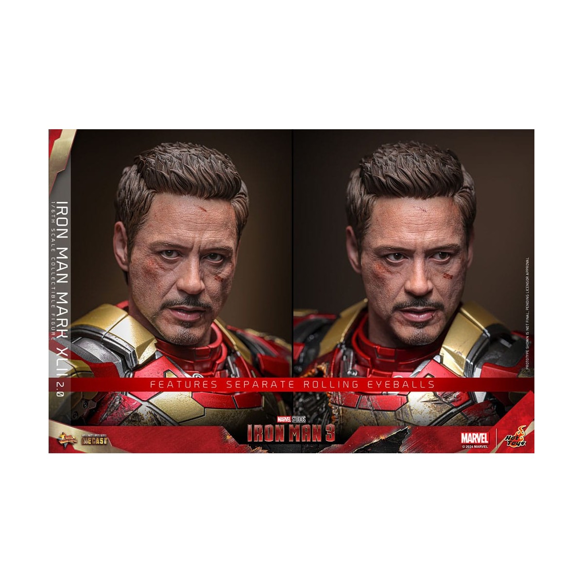 Hot Toys - Iron Man 3 - Mark XLII 2.0 die cast MMS 1/6 - Mark 42