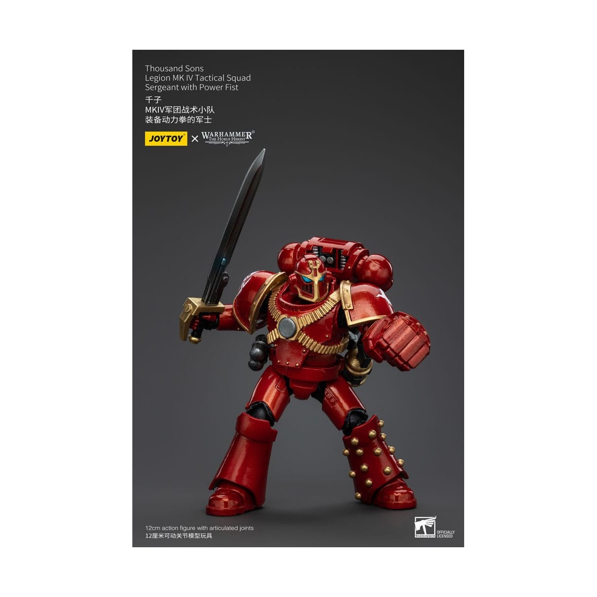 JoyToy Space Marines - Thousand sons - Legion MK IV Tactical Squad Sergeant with Power Fist