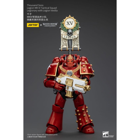 JoyToy Space Marines - Thousand sons - Legion MK IV Tactical Squad Legionary with Legion Vexilla