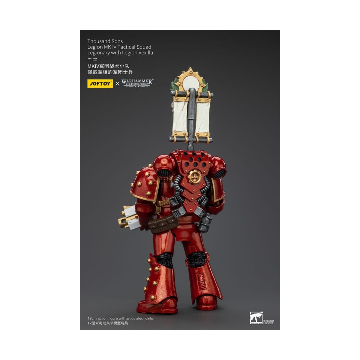 JoyToy Space Marines - Thousand sons - Legion MK IV Tactical Squad Legionary with Legion Vexilla