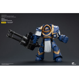JoyToy - Space Marines - Ultramarines - Cataphractii Terminator Squad - Terminator with Reaper Autocannon 1/18
