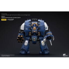 JoyToy - Space Marines - Ultramarines - Leviathan Dreadnought with Cyclonic Melta Lance And Siege Claws 1/18