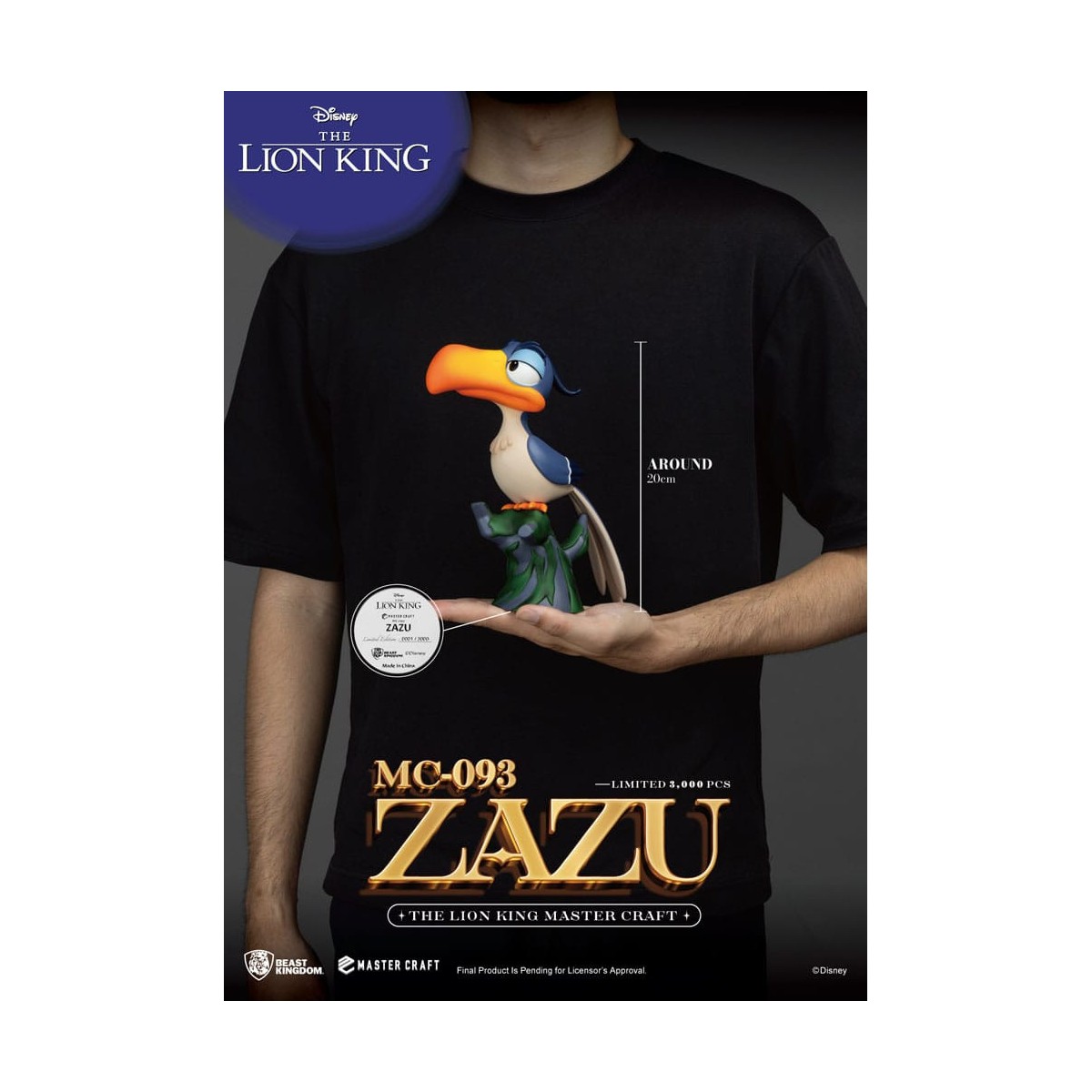 Disney - Beast Kingdom Master Craft Zazu - Der König der Löwen