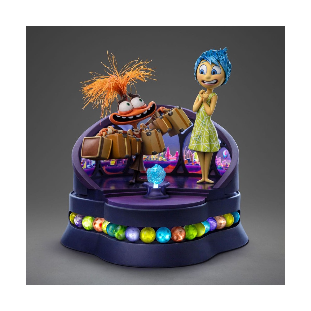 Iron Studios - Disney Pixar - Deluxe Art Scale Joy and Anxiety 1/10 - Vice-versa 2