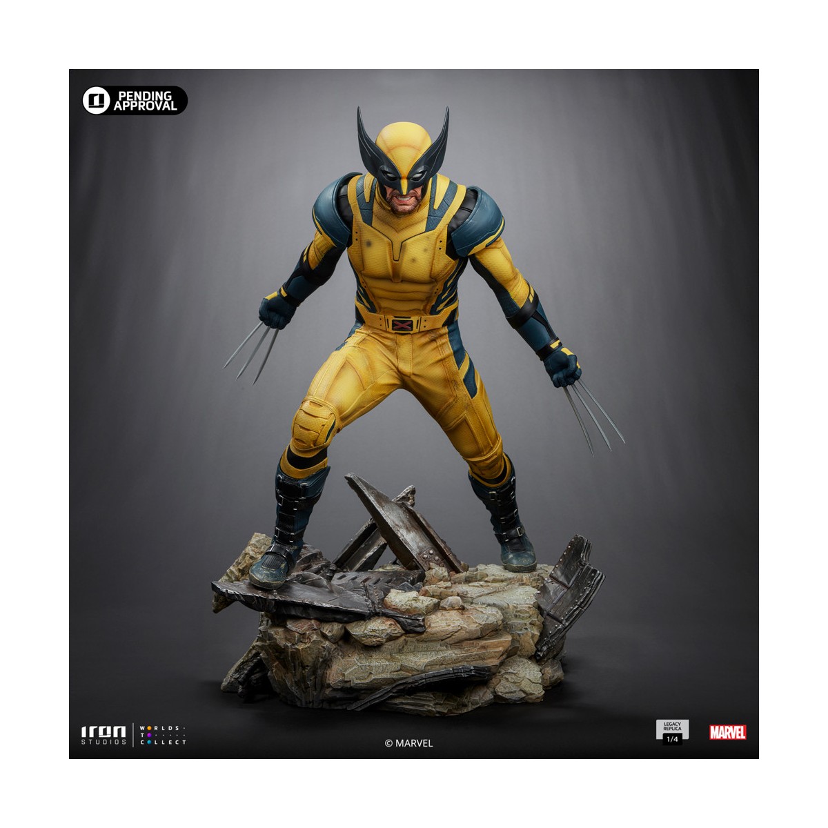Iron Studios Marvel - Wolverine Legacy Replica 1/4 - Deadpool & Wolverine
