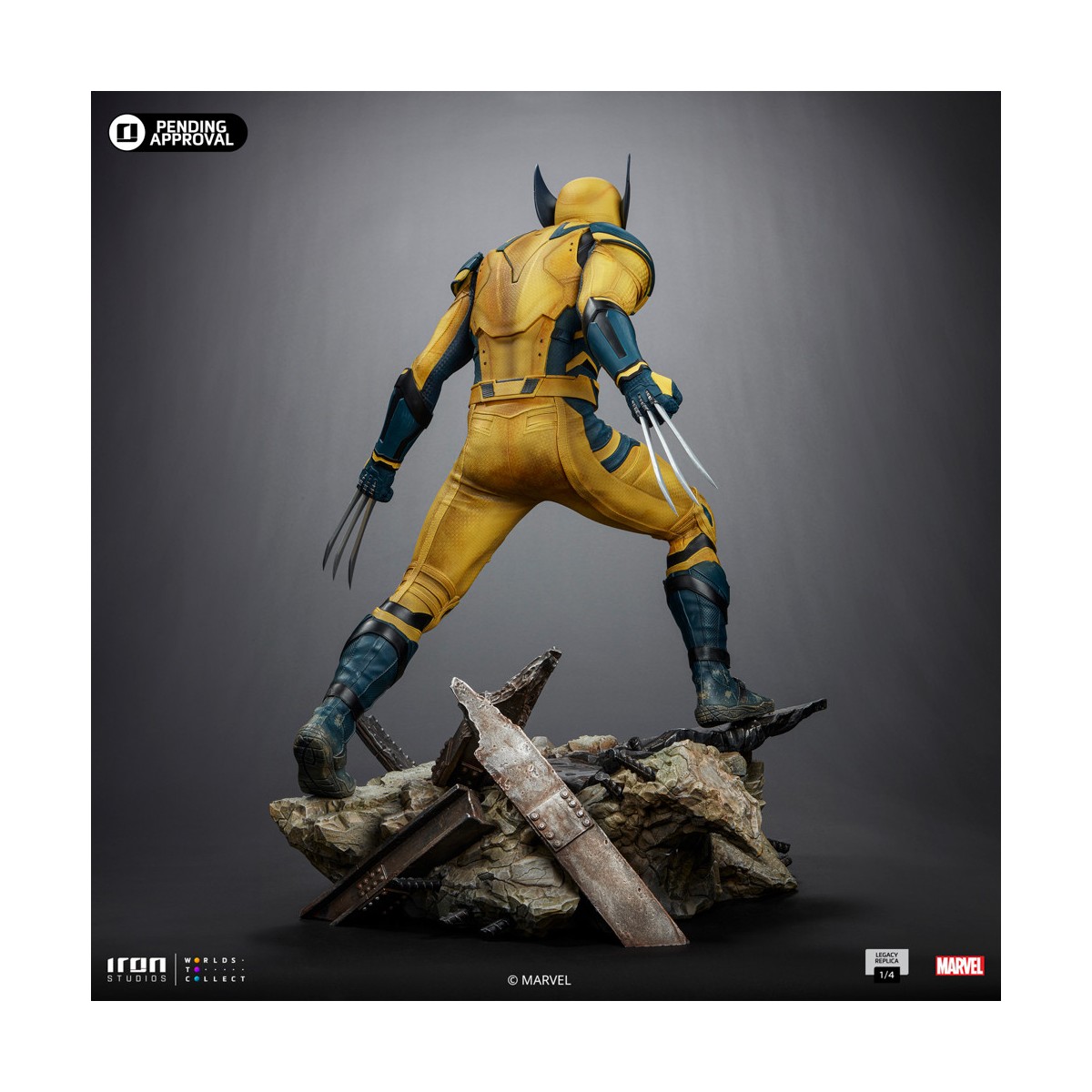 Iron Studios Marvel - Wolverine Legacy Replica 1/4 - Deadpool & Wolverine