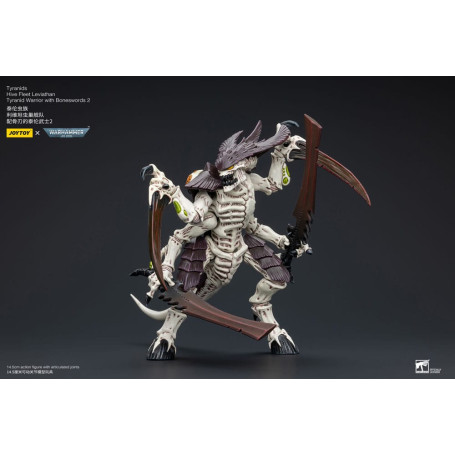 JoyToy Tyranids - Hive Fleet Leviathan Warrior with Boneswords 2 1/18 - Warhammer 40K