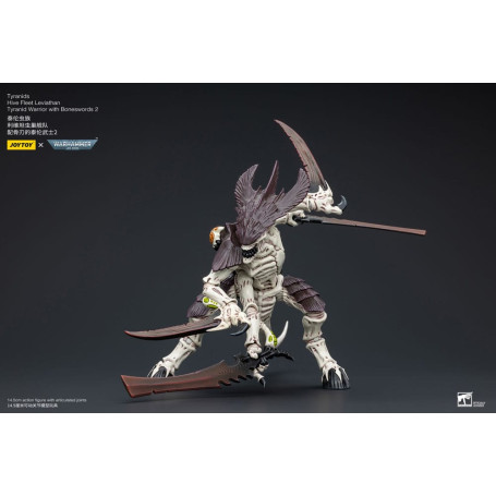 JoyToy Tyranids - Hive Fleet Leviathan Warrior with Boneswords 2 1/18 - Warhammer 40K