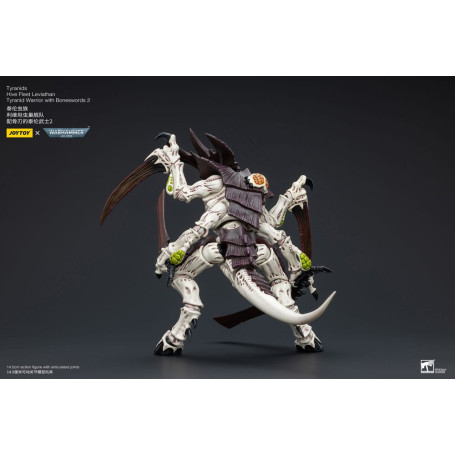 JoyToy Tyranids - Hive Fleet Leviathan Warrior with Boneswords 2 1/18 - Warhammer 40K