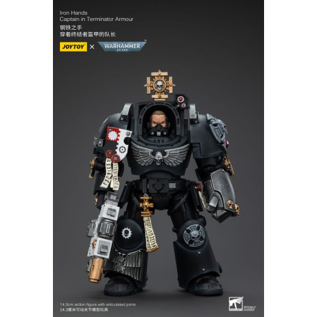 JoyToy Space Marines - Iron Hands - Captain in Terminator Armour - Warhammer 40K
