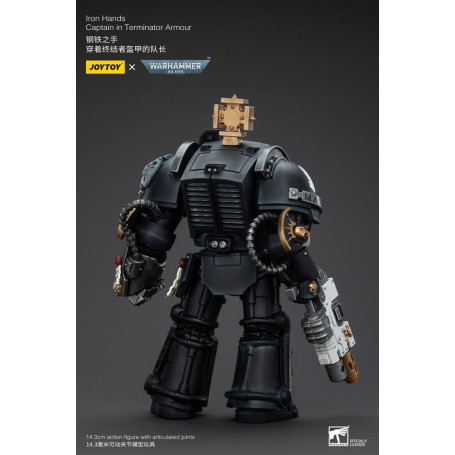 JoyToy Space Marines - Iron Hands - Captain in Terminator Armour - Warhammer 40K