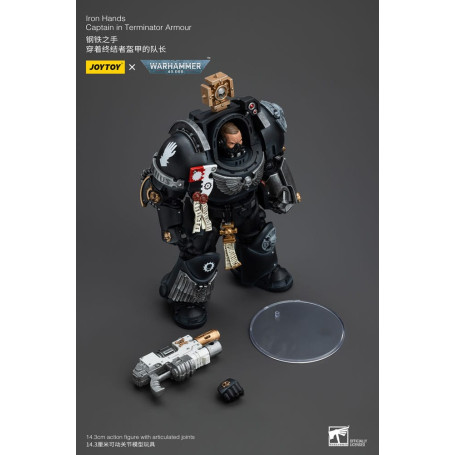 JoyToy Space Marines - Iron Hands - Captain in Terminator Armour - Warhammer 40K