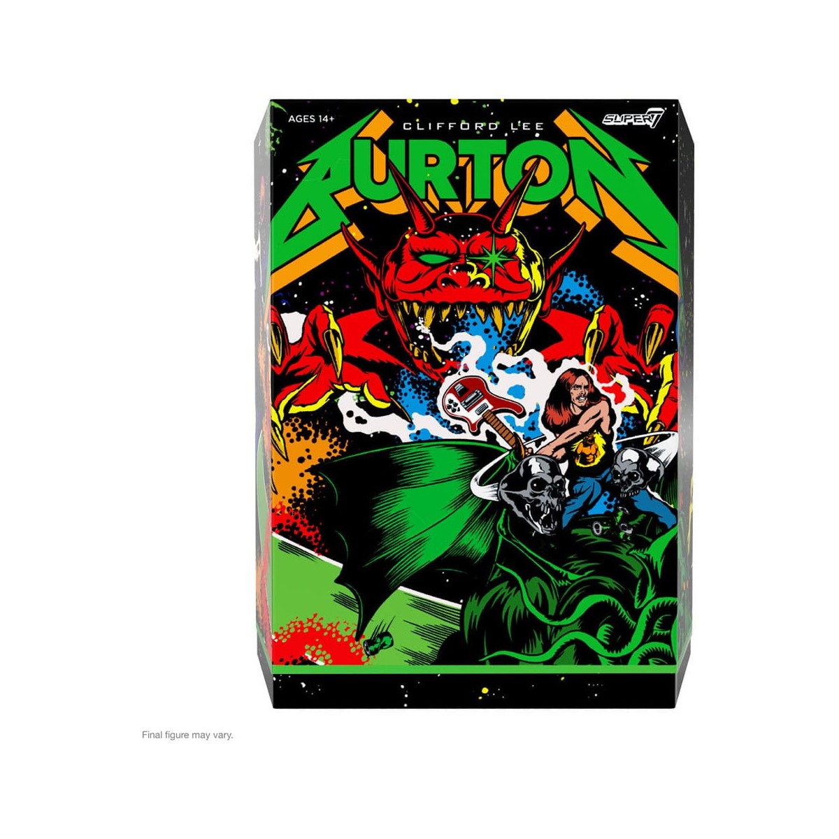Super 7 - Metallica Wave 2 - Ultimates Cliff Burton "Superhero Poster"