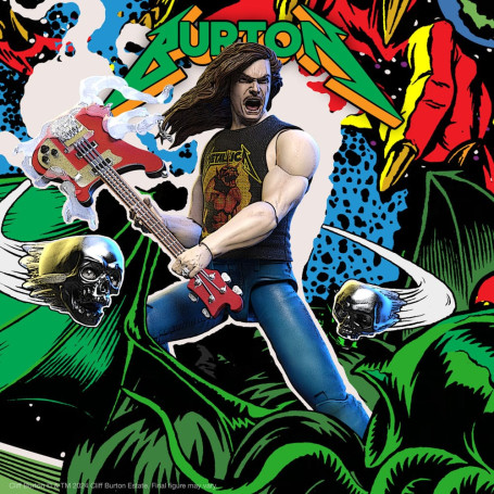 Super 7 - Metallica Wave 2 - Ultimates Cliff Burton "Superhero Poster"
