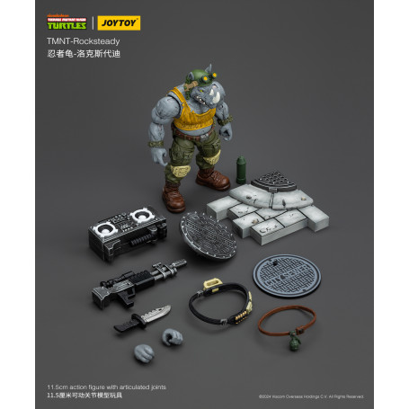JoyToy TMNT - Rocksteady - Teenage Mutant Ninja Turtles 1/18