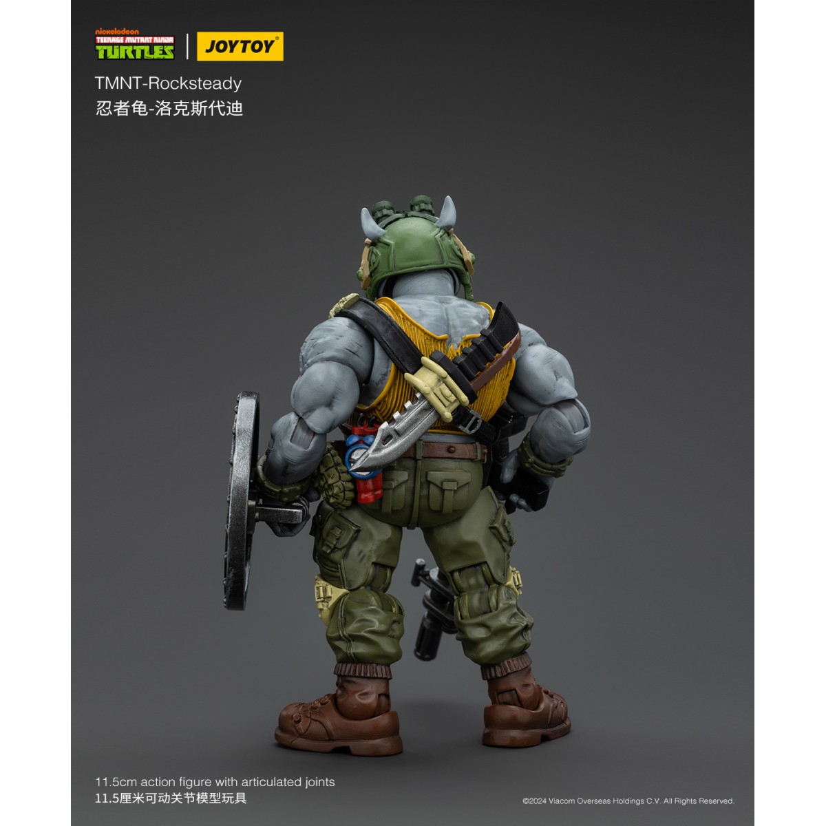 JoyToy TMNT - Rocksteady - Teenage Mutant Ninja Turtles 1/18