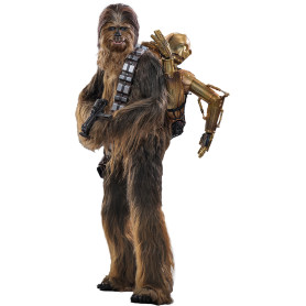 Hot toys Star Wars: Chewbacca with Disassembled C-3PO MMS 1/6 - The Empire Strikes Back