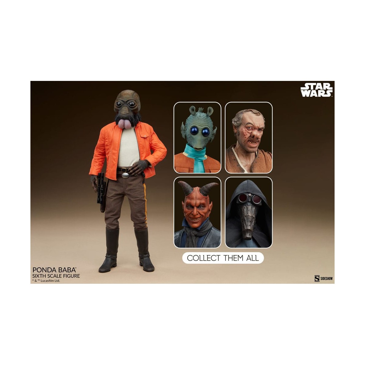 Sideshow Star Wars - PONDA BABA - Scum & Villainy 1/6