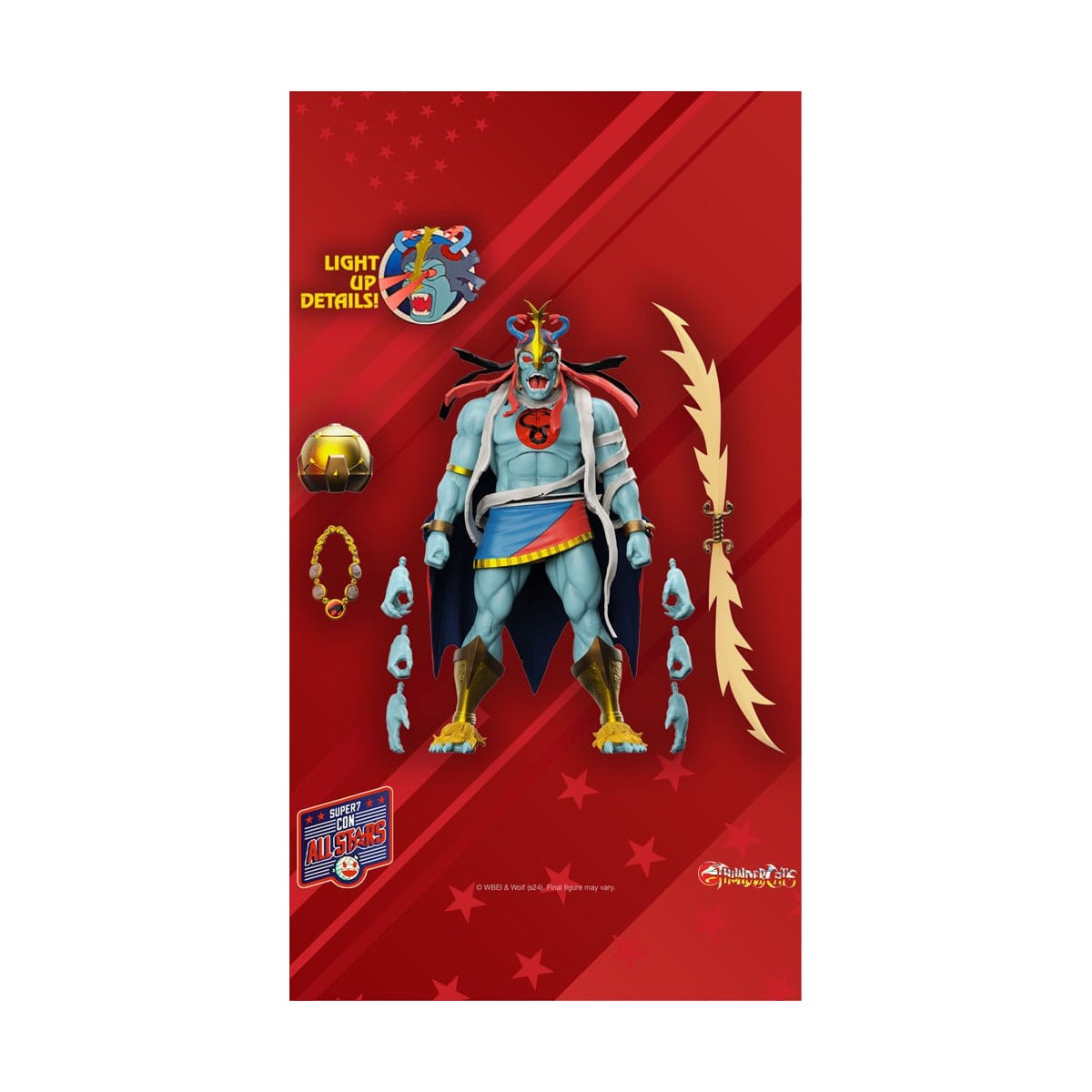 Super 7 - Thundercats - Ultimates Mumm-Ra (LED Eyes)