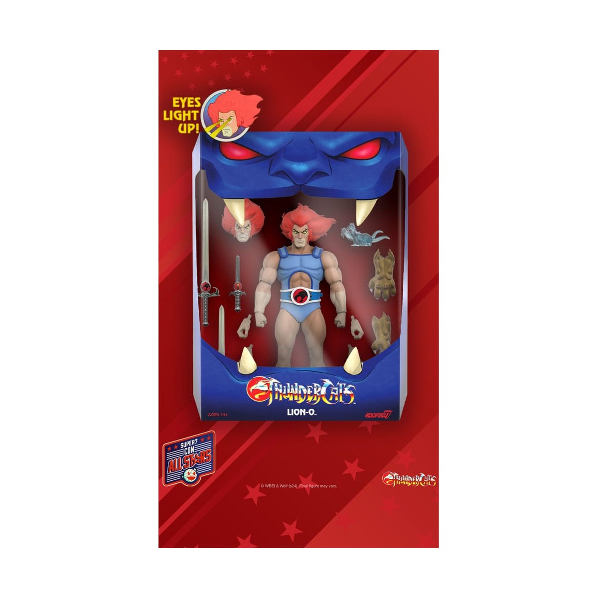 Super 7 - Thundercats - Ultimates Lion-O (LED Eyes)