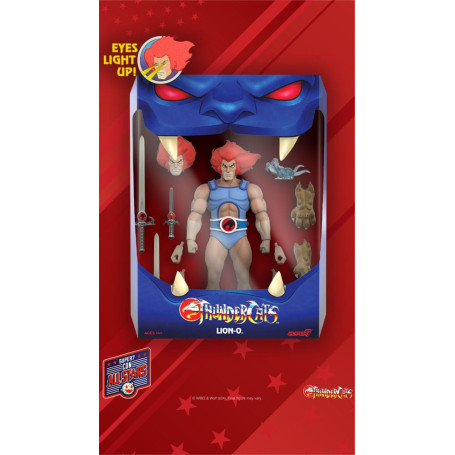 Super 7 - Thundercats - Ultimates Lion-O (LED Eyes)