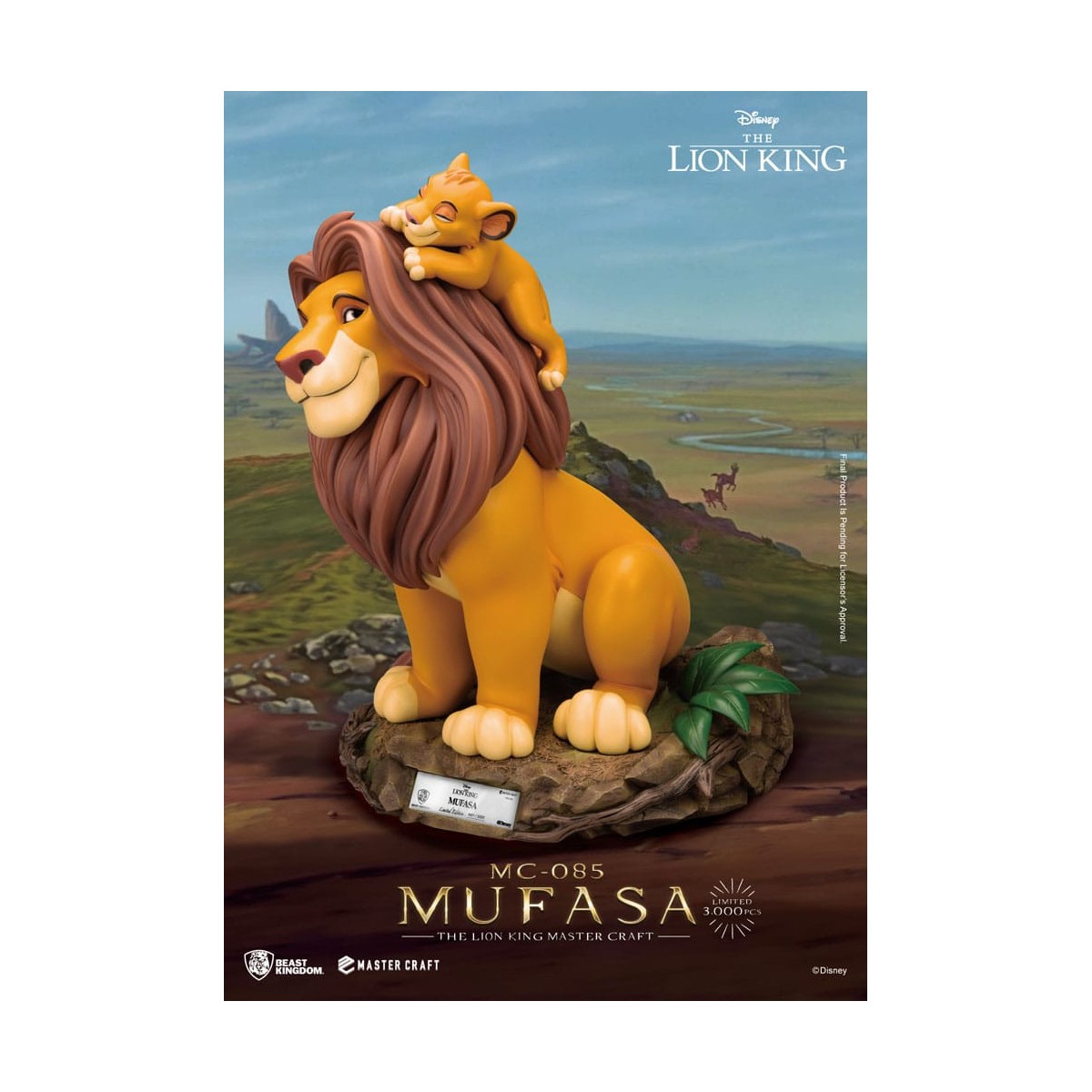 Disney - Beast Kingdom Master Craft Mufasa - Der König der Löwen