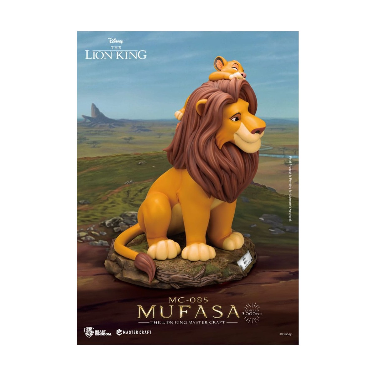 Disney - Beast Kingdom Master Craft Mufasa - Der König der Löwen