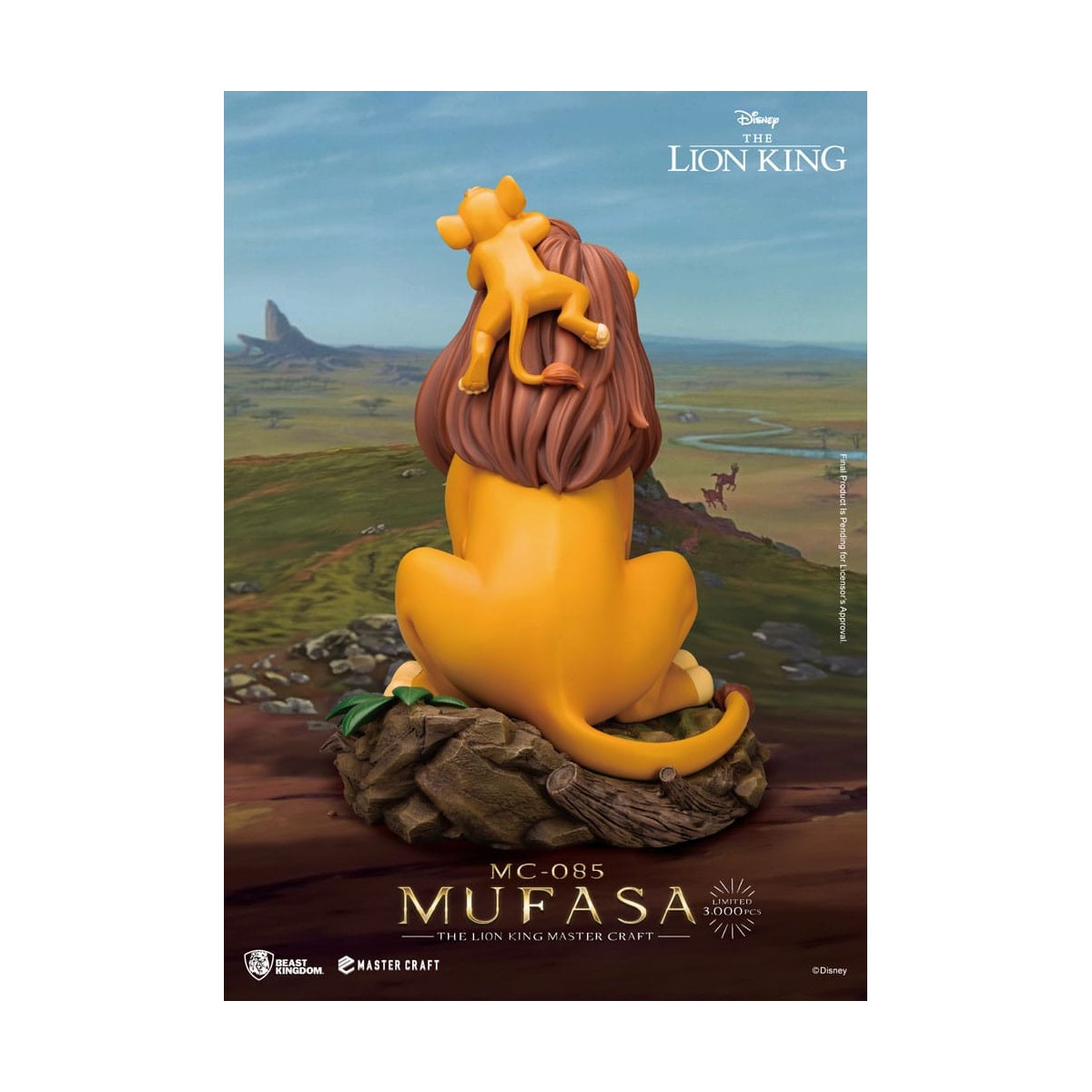 Disney - Beast Kingdom Master Craft Mufasa - Der König der Löwen