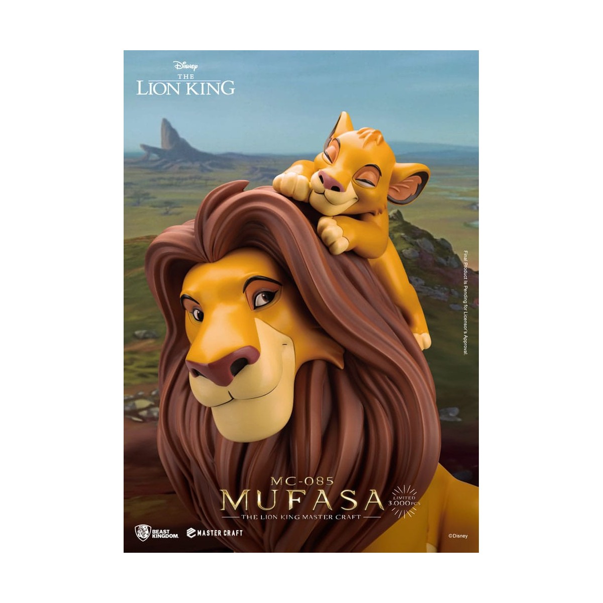 Disney - Beast Kingdom Master Craft Mufasa - Der König der Löwen