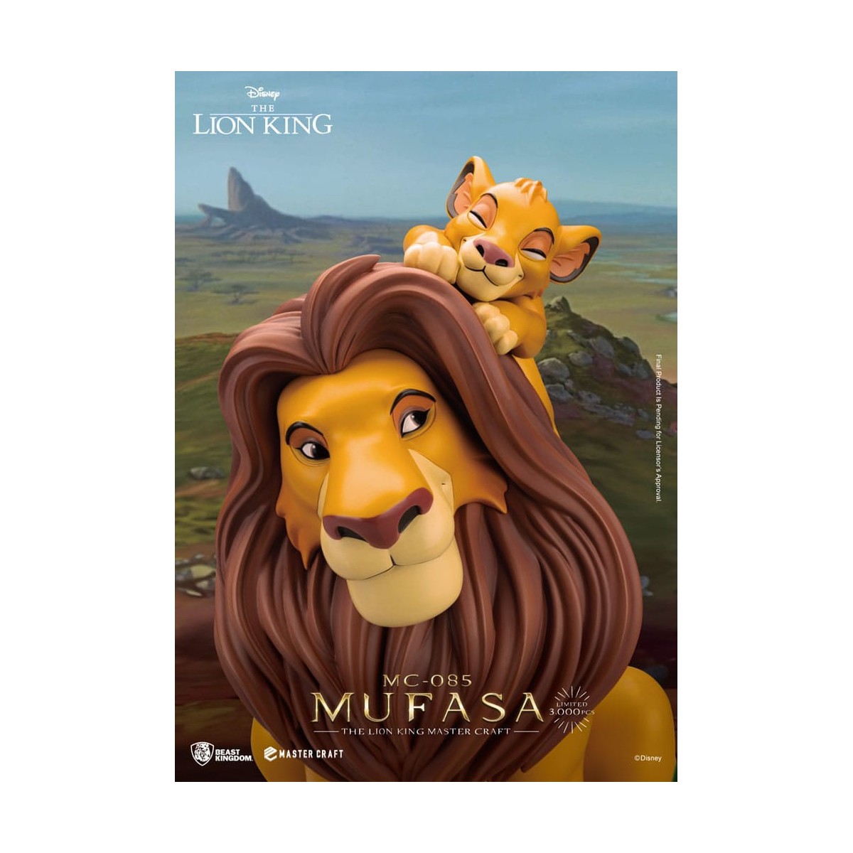 Disney - Beast Kingdom Master Craft Mufasa - Der König der Löwen