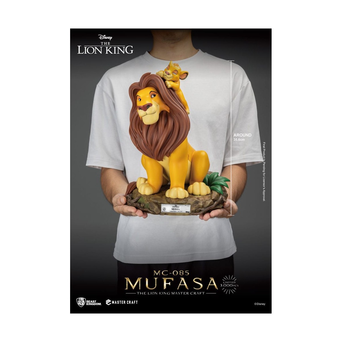 Disney - Beast Kingdom Master Craft Mufasa - Der König der Löwen