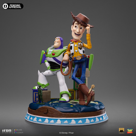 Iron Studios - Disney Pixar - Deluxe Art Scale Buzz & Woody 1/10 - Toy Story