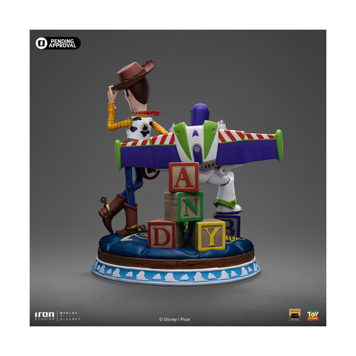 Iron Studios - Disney Pixar - Deluxe Art Scale Buzz & Woody 1/10 - Toy Story