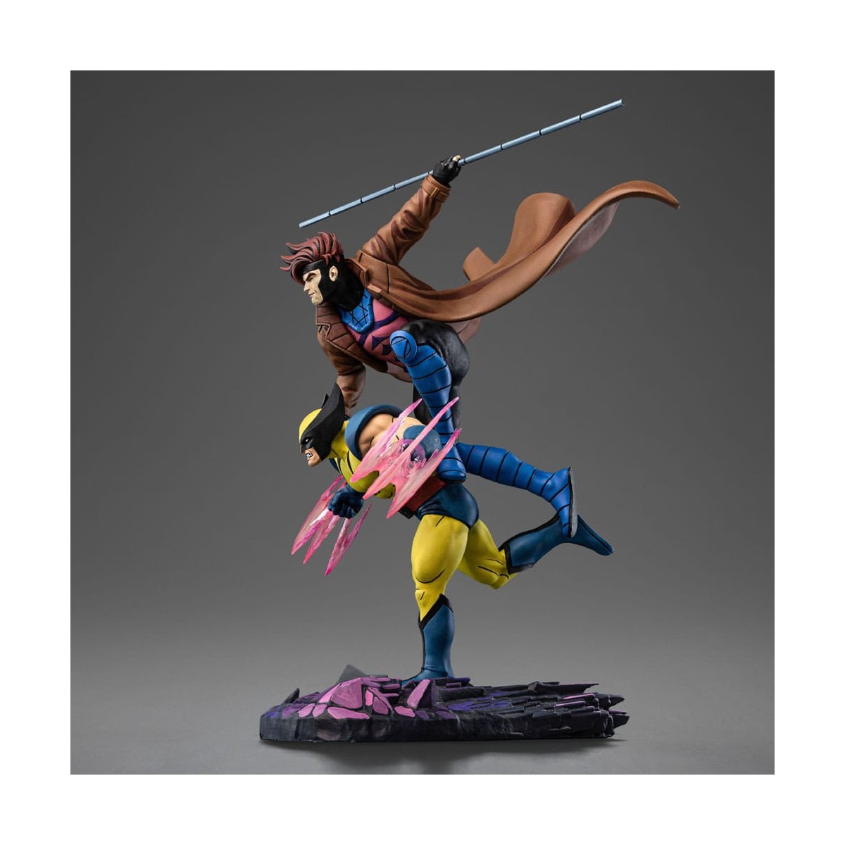 Iron Studios Marvel Comics - X-Men '97 Gambit & Wolverine 1/10 Deluxe Art Scale