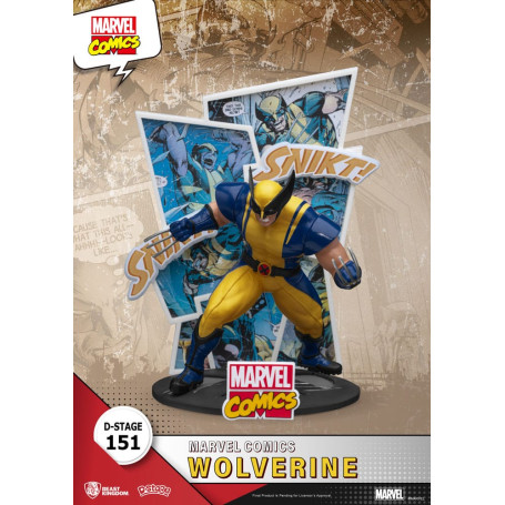 Beast Kingdom Marvel Comics Diorama PVC - Wolverine D-Stage
