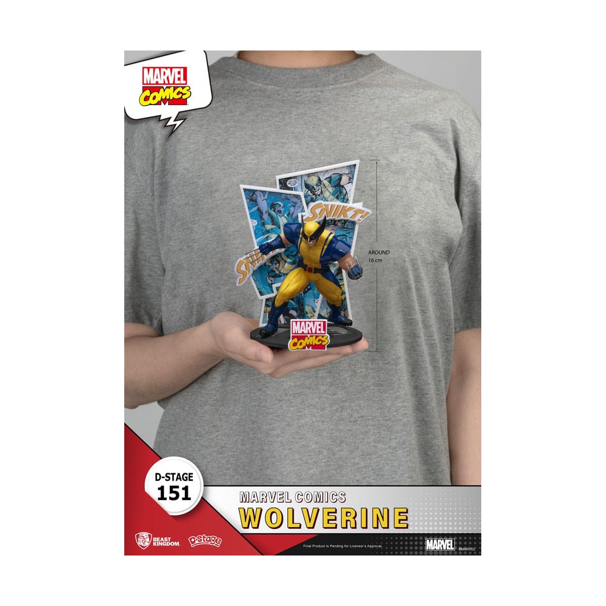 Beast Kingdom Marvel Comics Diorama PVC - Wolverine D-Stage
