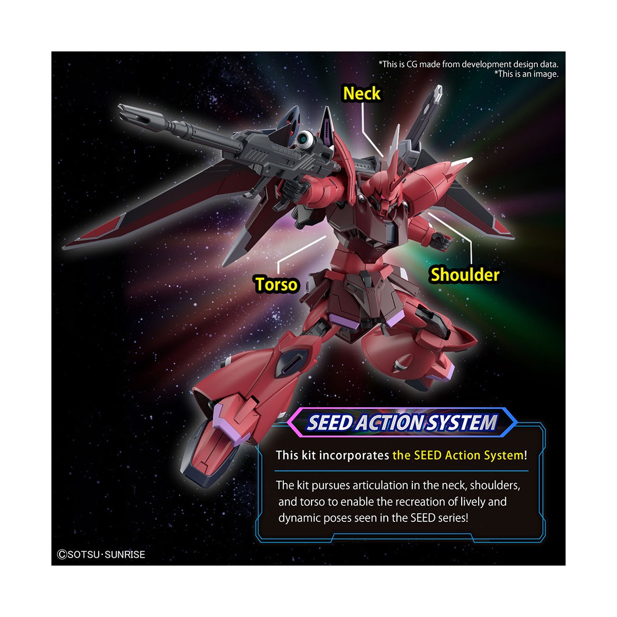 Bandai - Gunpla - Gundam 1/144 HG - GELGOOG MENACE (LUNAMARIA HAWKE CUSTOM) - Gundam Seed Freedom