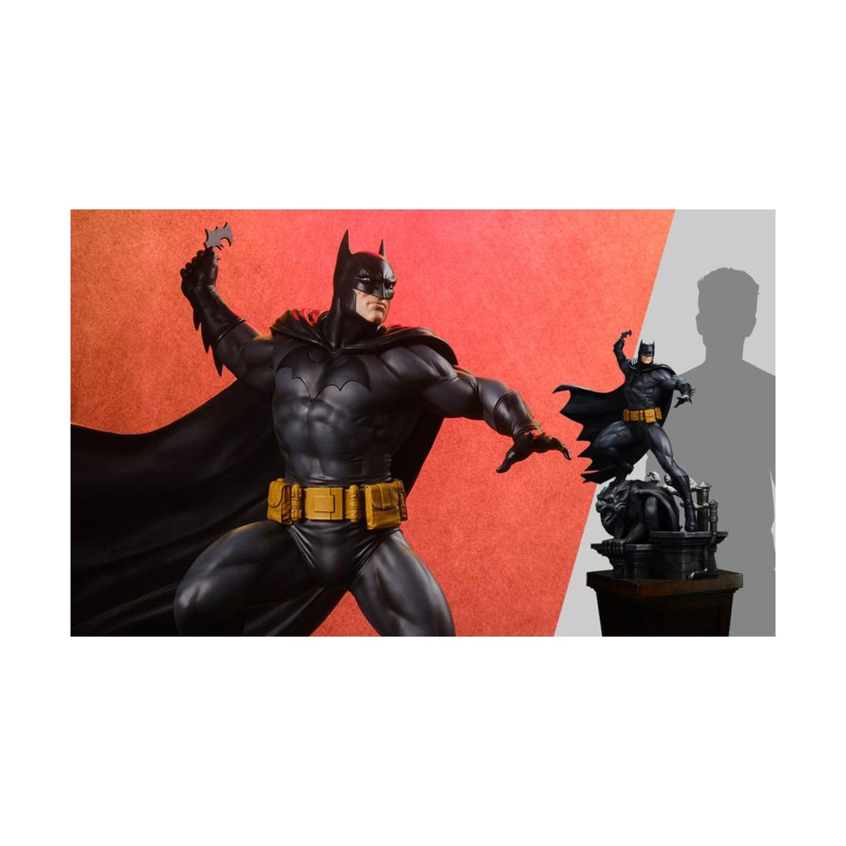 Tweeterhead Sideshow - DC Comics: Batman (Black and Gray Edition) 1/4 Statuette