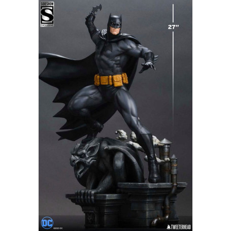 Tweeterhead Sideshow - DC Comics: Batman (Black and Gray Edition) 1/4 Statuette