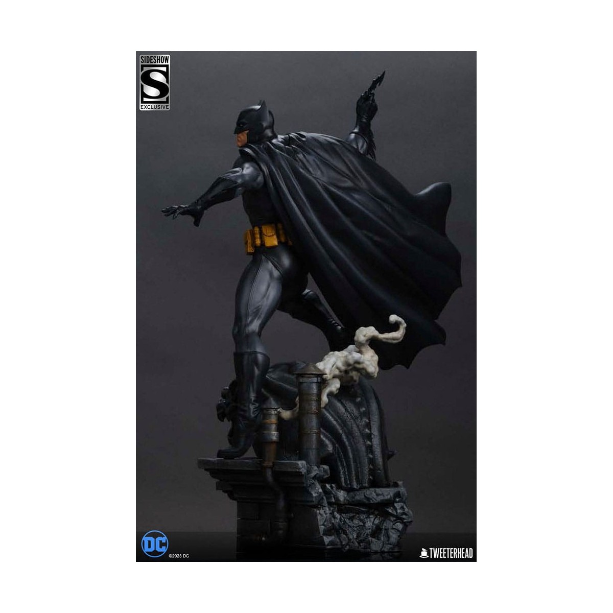 Tweeterhead Sideshow - DC Comics: Batman (Black and Gray Edition) 1/4 Statuette